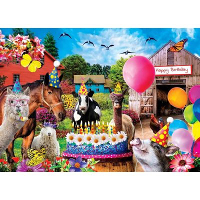 MasterPieces Wild & Whimsical Birthday Party 1000 Piece Jigsaw Puzzle Image 2