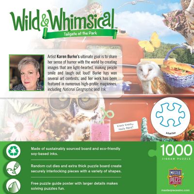 MasterPieces Wild & Whimsical - Tailgate at the Park 1000 Piece Puzzle Image 3