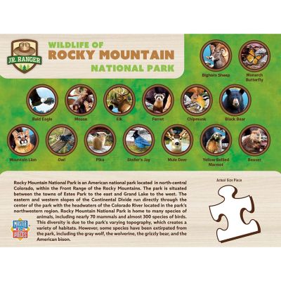 MasterPieces Wildlife of Rocky Mountain National Park - 100 Piece Puzzle Image 3