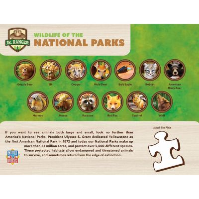 MasterPieces Wildlife of the National Parks - 100 Piece Jigsaw Puzzle Image 3