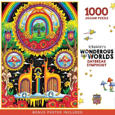 MasterPieces Wonderous Worlds - Daybreak Symphony 1000 Piece Puzzle Image 1