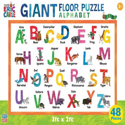 MasterPieces World of Eric Carle Alphabet 48 Piece Floor Jigsaw Puzzle Image 1