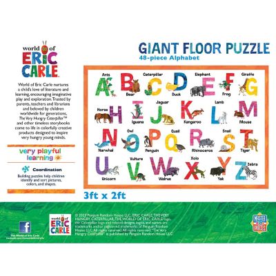 MasterPieces World of Eric Carle Alphabet 48 Piece Floor Jigsaw Puzzle Image 3
