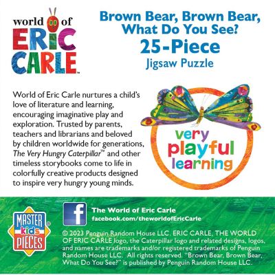 MasterPieces World of Eric Carle - Brown Bear 25 Piece Jigsaw Puzzle Image 3