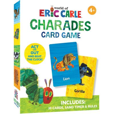 MasterPieces World of Eric Carle Charades Travel Card Game for Kids Image 1