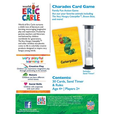 MasterPieces World of Eric Carle Charades Travel Card Game for Kids Image 3