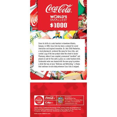 MasterPieces World's Smallest Coca-Cola Caps 1000 Piece Jigsaw Puzzle Image 3