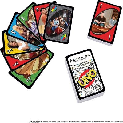 Mattel Games UNO Friends Card Game Family, Adult and Party Game Night Image 2
