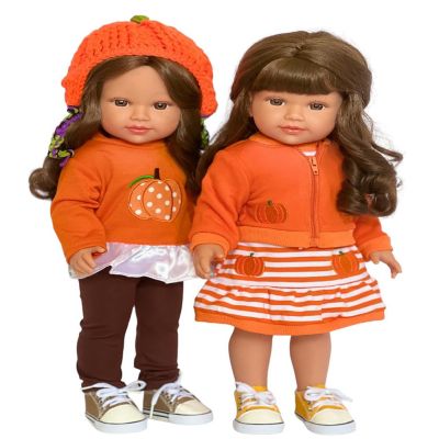 MBD Whisked Away to Autumn's Whimsy: Delight in the Fall Harvest Outfits for 18-Inch Dolls- 18 inch doll clothes Image 1