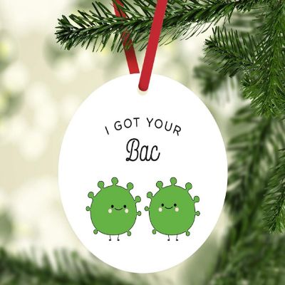 MDF Christmas Ornament  I Got Your Bac Image 1