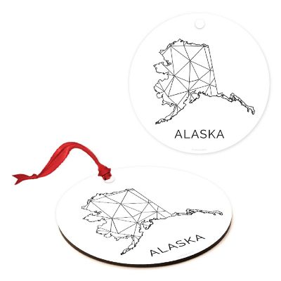 MDF Ornament Alaska Blk/Wh Geometric Image 3