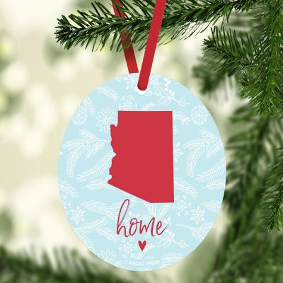 MDF Ornament Arizona Home WinterBlue/Red Image 1