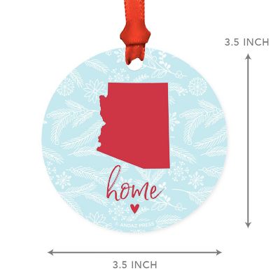 MDF Ornament Arizona Home WinterBlue/Red Image 2