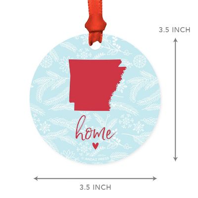 MDF Ornament Arkansas Home Blue/Red Image 1