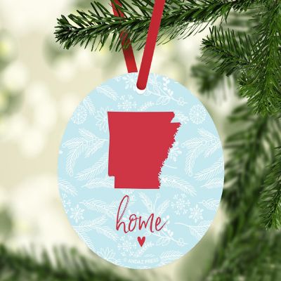 MDF Ornament Arkansas Home Blue/Red Image 2