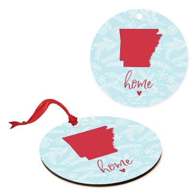 MDF Ornament Arkansas Home Blue/Red Image 3