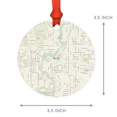MDF Ornament Bend Oregon Map Image 2