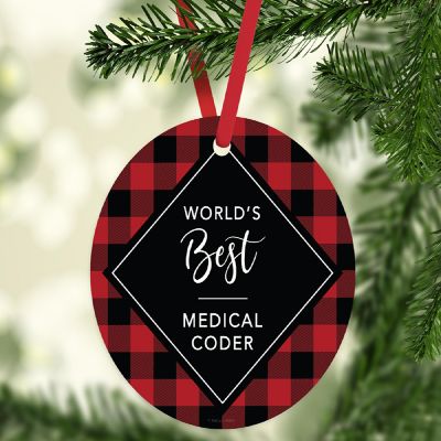 MDF Ornament  Best Medical Coder Image 1