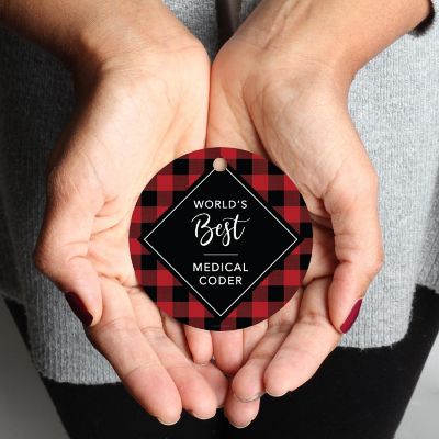 MDF Ornament  Best Medical Coder Image 1