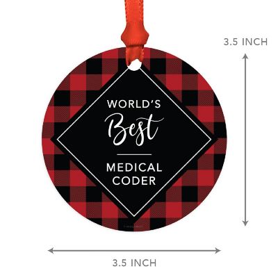 MDF Ornament  Best Medical Coder Image 2