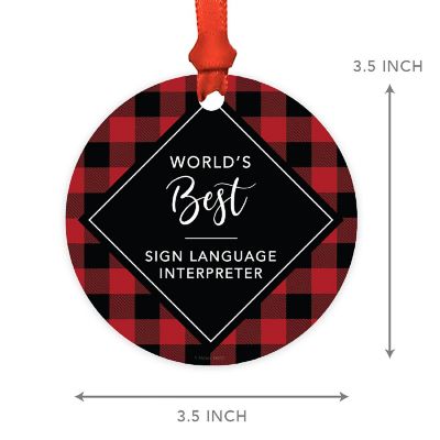 MDF Ornament  Best Sign Language Interp Image 2