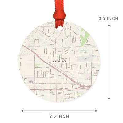 MDF Ornament Buena Park California Map Image 2