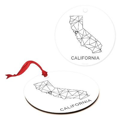 MDF Ornament California Blk/Wh Geometric Image 2