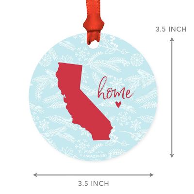 MDF Ornament California Home Blue/Red Image 1