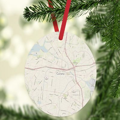 MDF Ornament California Map Image 1
