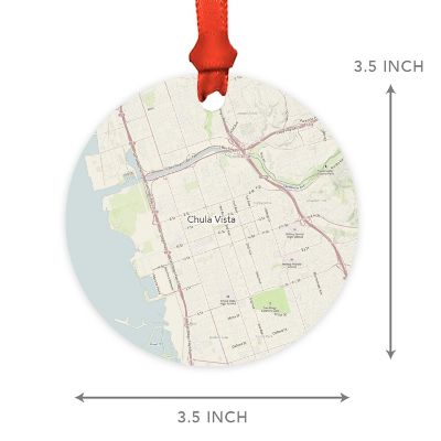 MDF Ornament Chula Vista, California Map Image 1