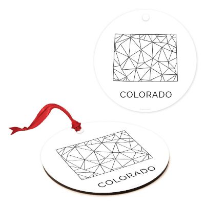 MDF Ornament Colorado Blk/Wh Geometric Image 2