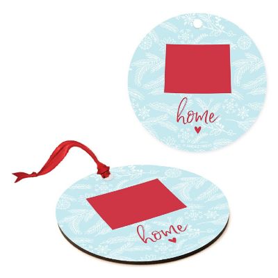 MDF Ornament Colorado Home Blue/Red Image 2