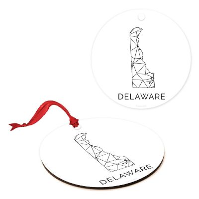 MDF Ornament Delaware Blk/Wh Geometric Image 2
