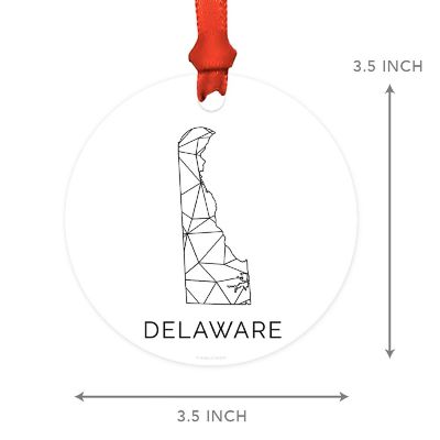 MDF Ornament Delaware Blk/Wh Geometric Image 3