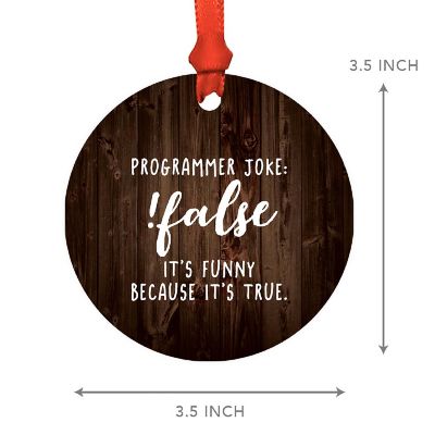 MDF Ornament  False, Funny But True Image 2