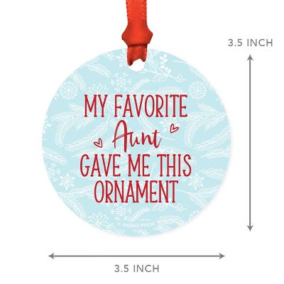 MDF Ornament Fav Aunt Gift Image 2