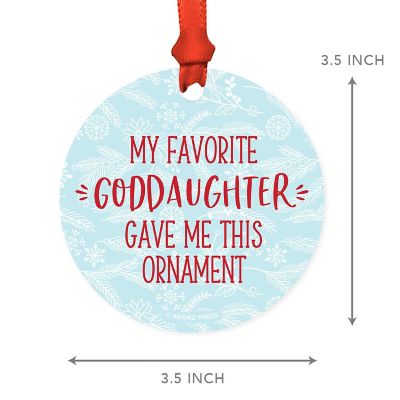 MDF Ornament Fav Goddaughter Gift Image 2