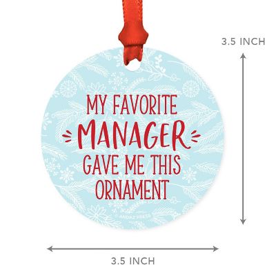MDF Ornament Fav Manager Gift Image 2