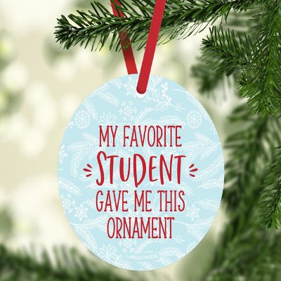 MDF Ornament Fav Student Gift Image 1
