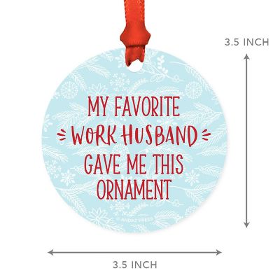 MDF Ornament Fav Work Husband Gift Image 2