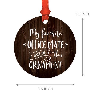 MDF Ornament Favorite Office Mate Gave Image 2