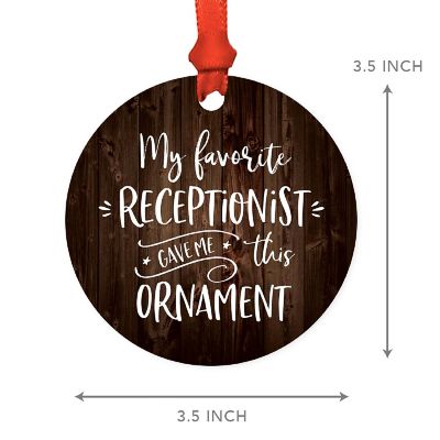 MDF Ornament Favorite Receptionist Gave Image 2