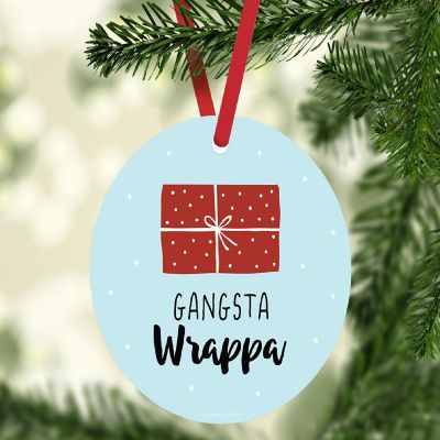MDF Ornament  Gangsta Wrappa Image 1