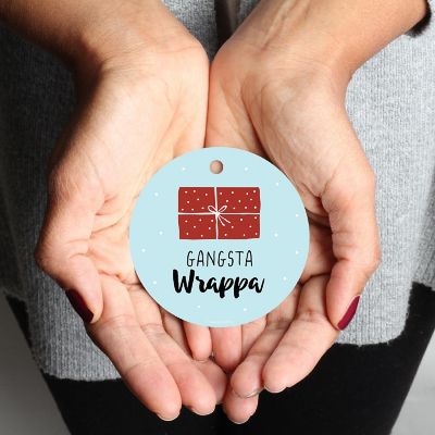 MDF Ornament  Gangsta Wrappa Image 1