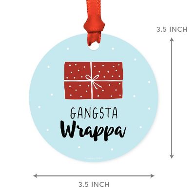 MDF Ornament  Gangsta Wrappa Image 2