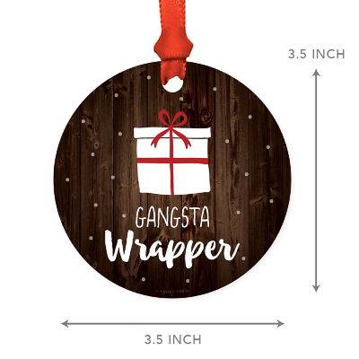 MDF Ornament  Gangsta Wrapper Image 2