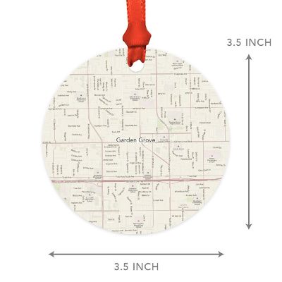 MDF Ornament Garden Grove Cali Map Image 1