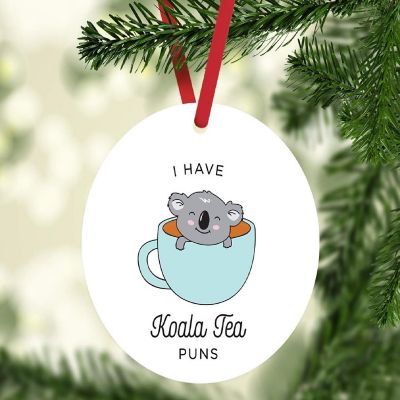 MDF Ornament Have Quality Puns/Koala Tea Image 1