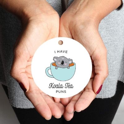 MDF Ornament Have Quality Puns/Koala Tea Image 1