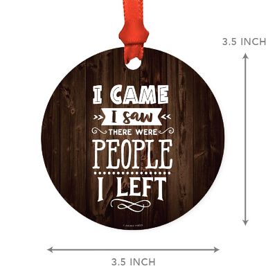 MDF Ornament I Saw There Was People Image 2